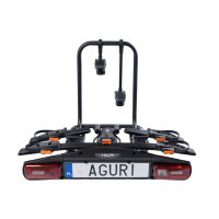 Bagażnik rowerowy Aguri Active Bike Pro 2 czarny/srebrny