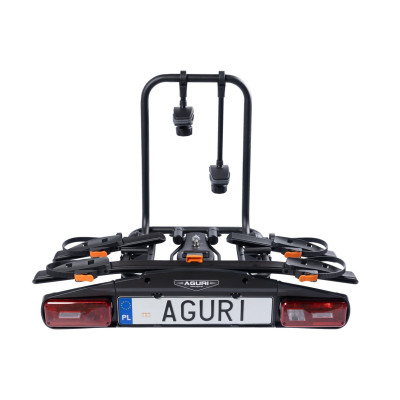 Bagażnik rowerowy Aguri Active Bike Pro 2 czarny/srebrny