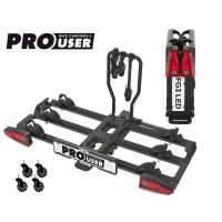 Bagażnik na hak 3 rowery PROUSER Diamant FG3 BLACK LED