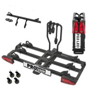 Bagażnik rowerowy na hak 4 rowery Prouser Diamant FG3 + 1 Black LED Składany